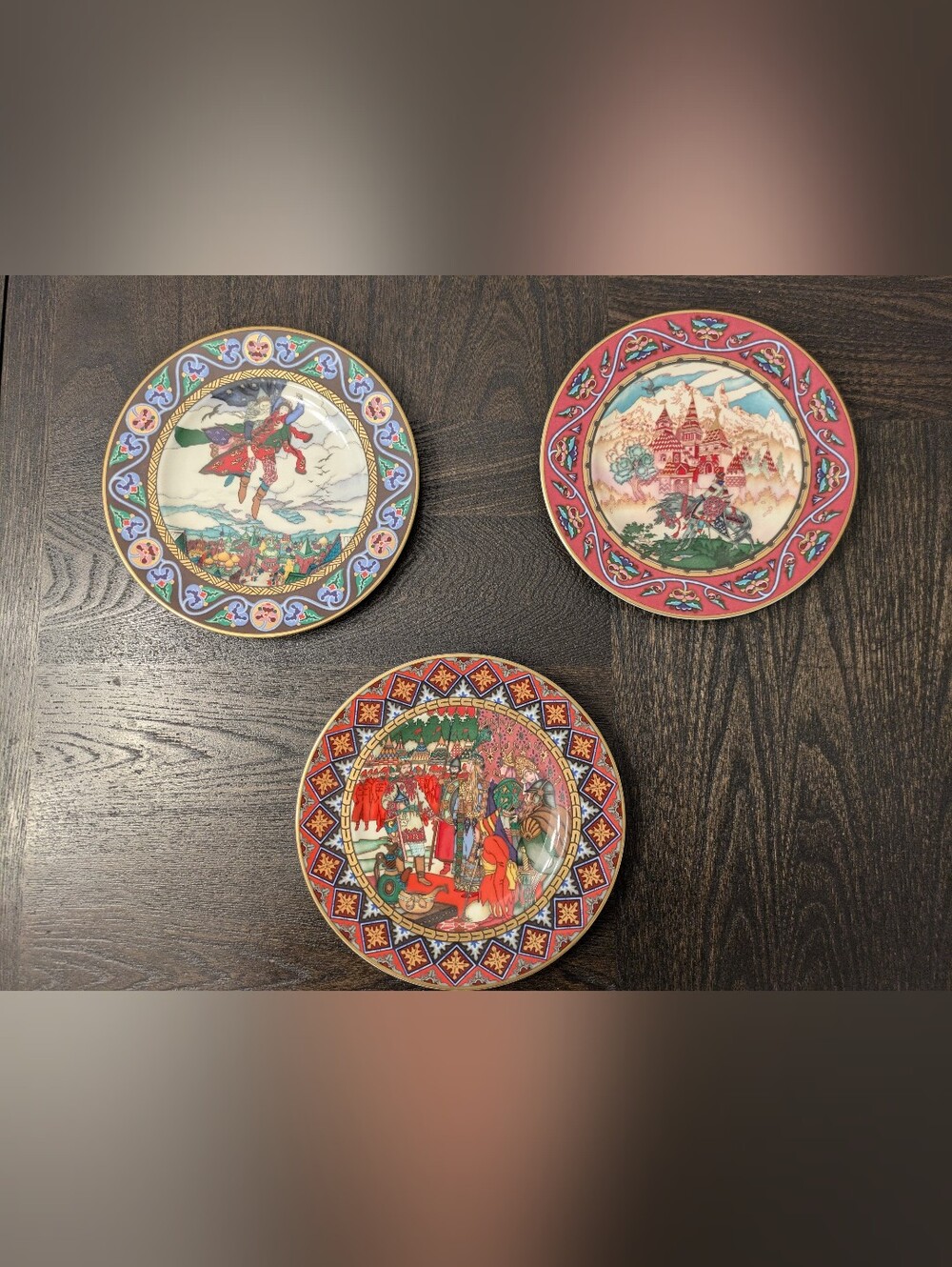 Set of 3 - Villeroy and Boch Plates - The Russian Fairy Tales - Maria Morevna